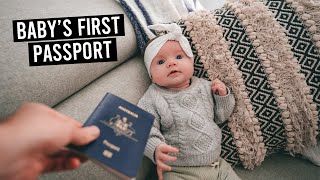 Our Baby's First Passport