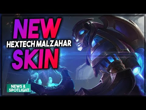 NEW HEXTECH MALZAHAR SKIN GAMEPLAY! OBLITERATING PEOPLE WITH THE NEW MALZ SKIN - League of Legends