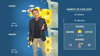 Illustration de l'actualité La météo de votre samedi 20 juin 2026