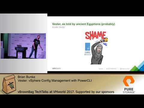Brian Bunke - Vester: vSphere Config Management with PowerCLI