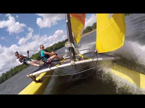 Our new Hobie 16 speed record: 18.25 knots!