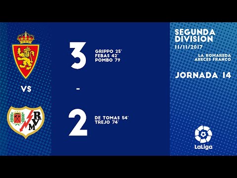 Real Zaragoza 3-2 Rayo Vallecano | 11/11/2017