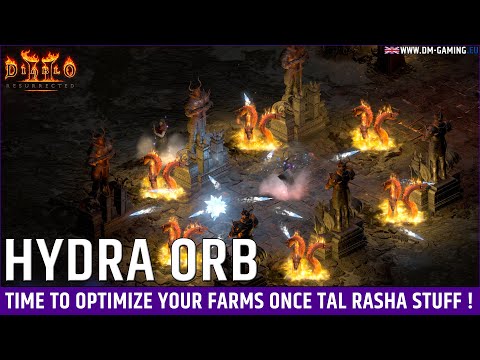 Hydra Orb Sorceresse Diablo 2, how to optimize your farms once you have Tal Rasha for gg drops !
