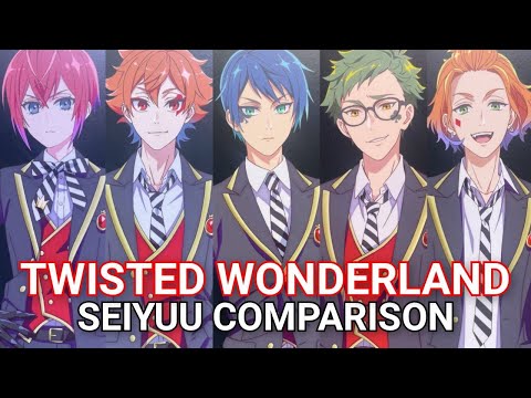 Twisted Wonderland || JP Voice Actors Comparison [HEARTSLABYUL VERSION]