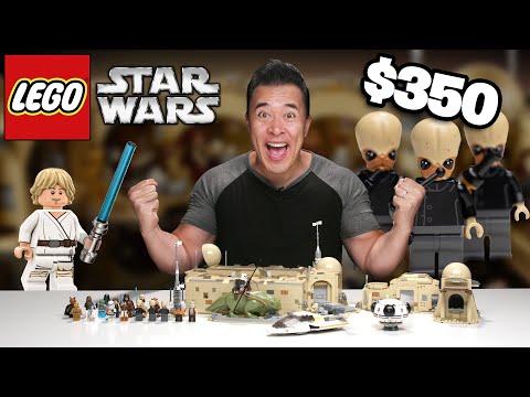 LEGO MOS EISLEY CANTINA!!! LEGO Star Wars Set 75290 Speed Build & Review!