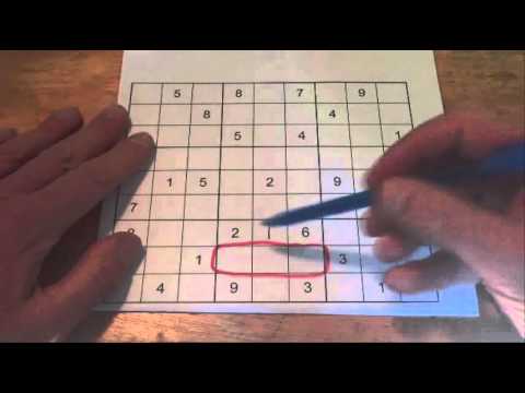 How to Solve a Sudoku Puzzle - Tip 2: The Adjacent Box Rule or Trick - Tutorial