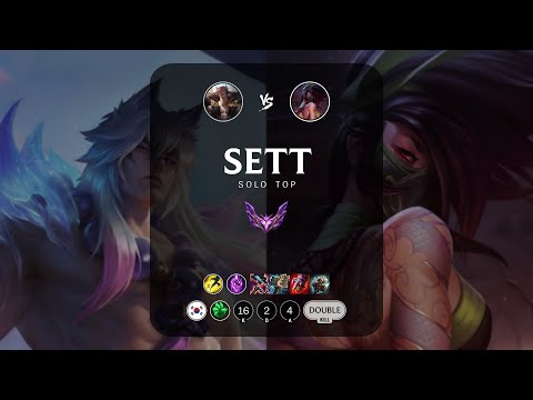 Sett Top vs Akali - KR Master Patch 13.13
