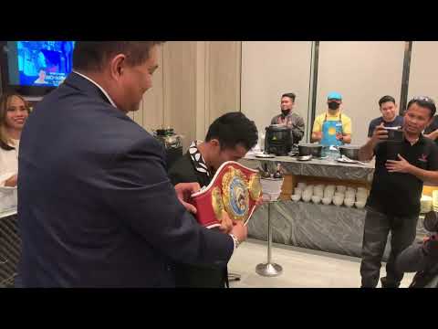 WBO belt awarded to new world champion melvin jerusalem