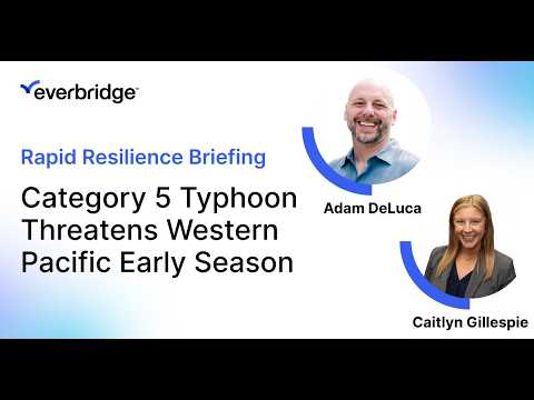 Category 5 Typhoon Threatens Western Pacific Early Season
