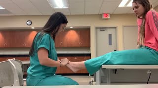 ASMR Feet Medical Exam