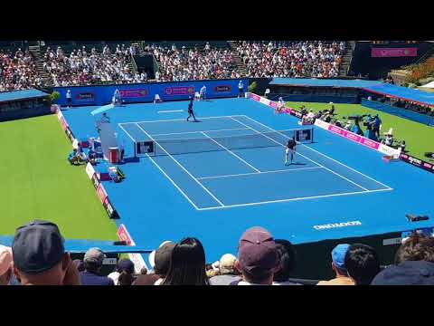 Kooyong tennis - Final set Nadal vs Richard Gasquet
