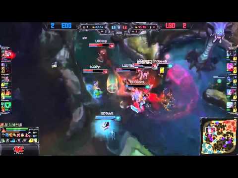 LPL finals penta kill ( deft)