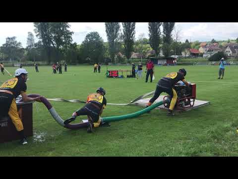 SDH Bechov - Okresní soutěž Kochánky 1.6.2019 - muži útok 1