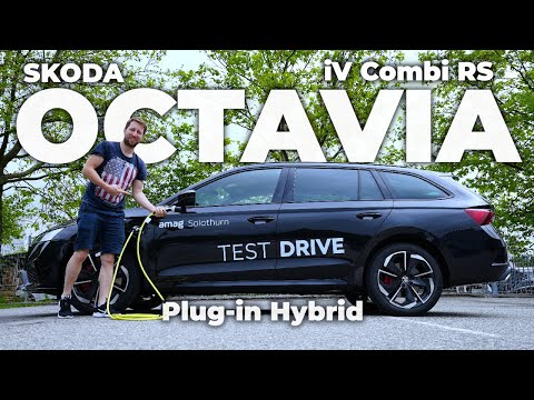 New Skoda Octavia iV Combi RS Plug-in Hybrid 2021 Review Interior Exterior