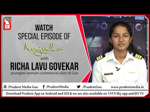 Richa Govekar | Youngest Woman Commercial Pilot at the age of 21 | Kajulo