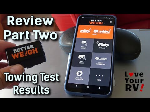 BetterWeigh Mobile Scale Review - Part 2 (Towing Test & Comparison to Real Scale Results)