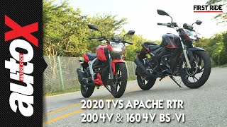 TVS Apache RTR 200 4V BS-VI & RTR 160 4V BS-VI First Ride Review