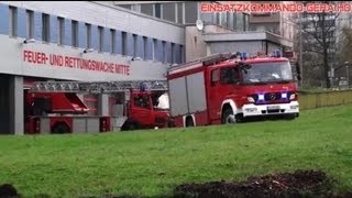 preview picture of video 'Löschzug BF Gera FRW Mitte mit neuem ELW'