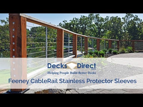 CableRail Stainless Protector Sleeves by Feeney
