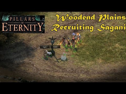 Pillars of Eternity - Woodend Plains - Recruiting Sagani - Walkthrough Gameplay Part 31