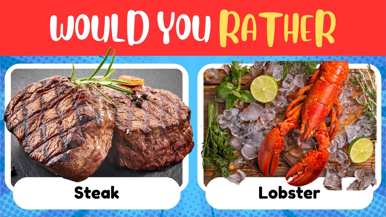 Food Edition Would You Rather Quiz: 50 Delicious Choices! | Quiz World 🍕🍔🍰