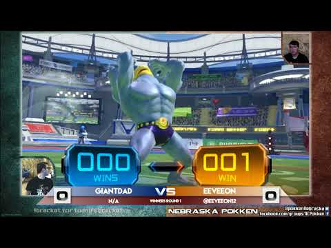 5 GiantDad vs Eeveeon - Pokken at Underground 9/5/17