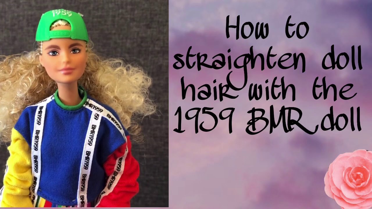How to Straighten Doll Hair with the 1959 BMR doll👑