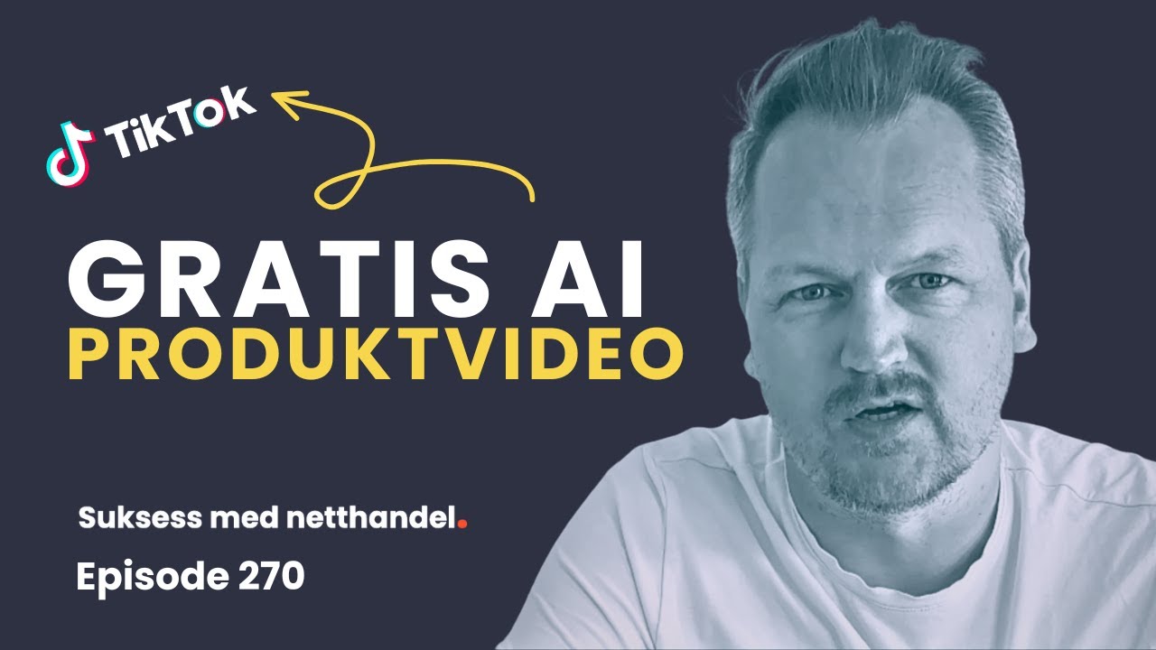 Gratis AI-video: Slik lager du produktvideoer på 5 minutter