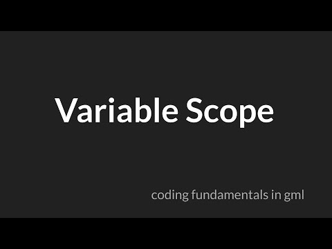Gamemaker Tutorial Variable Scope