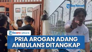 Polisi Tangkap Pria Arogan Adang Ambulans saat Hendak Jemput Pasien di Depok, Mobil Sempat Dirusak