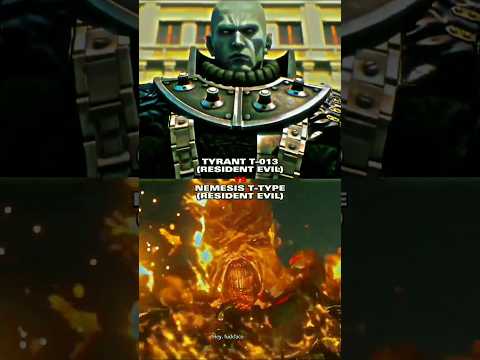 Tyrant T-013 Vs. Nemesis T-Type | Battle | #residentevil #vsbattle