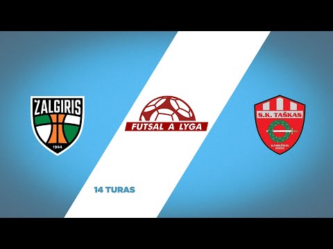 Futsal A lyga. 14 turas: Kauno Žalgiris - Gargždų Pramogos (2025-12-28)