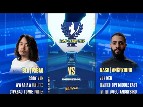 CAPCOM CUP IX SFV - BLG | VXBAO(CODY) VS NASR|ANGRYBIRD(KEN) - Top 16