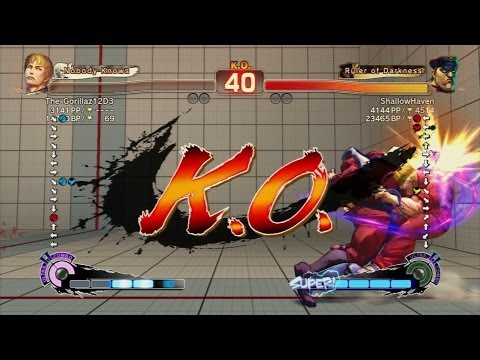 SSF4AE 2013 - Cody (The-Gorillaz12D3) Vs M. Bison (ShallowHaven)