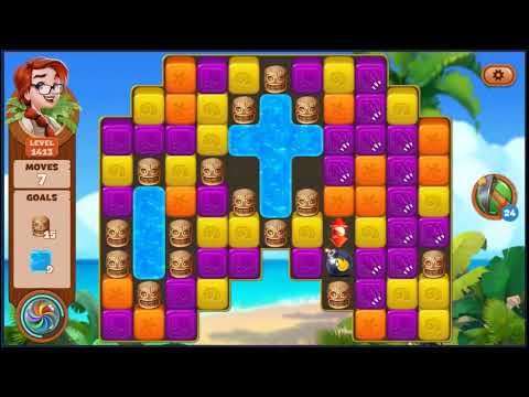 Lost Island Blast Adventure Level 1413 - NO BOOSTERS 🏝️ | SKILLGAMING ✔️