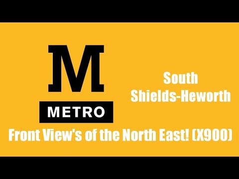 Nexus*FULL ROUTE*:Metro Replacement X900|South Shields-Heworth|LX08 ECA/6952|Enviro400.
