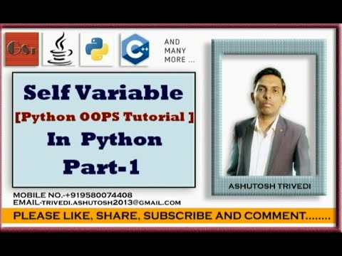 Self Variable In Python Part 1