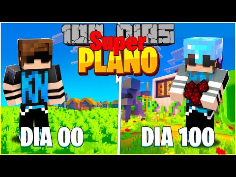 SOBREVIVI 100 DIAS EM UM MUNDO SUPER PLANO 1.18