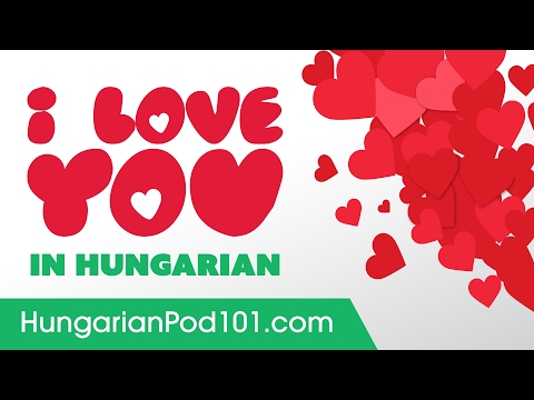 YouTube video about: How do you say I love you in hungarian?