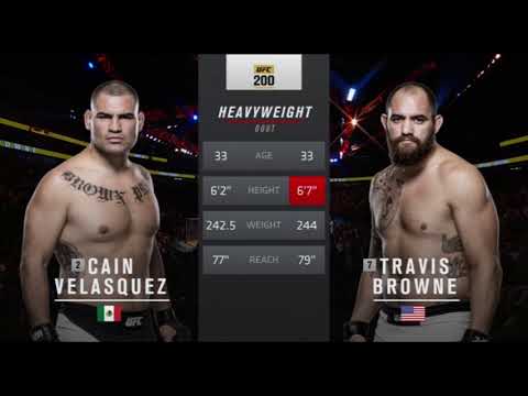 Cain Velasquez vs Travis Browne
