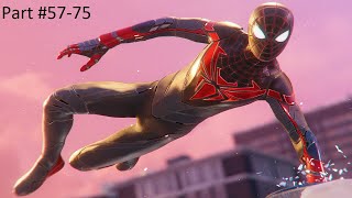 Spiderman Miles Morales Gameplay Part 57-75