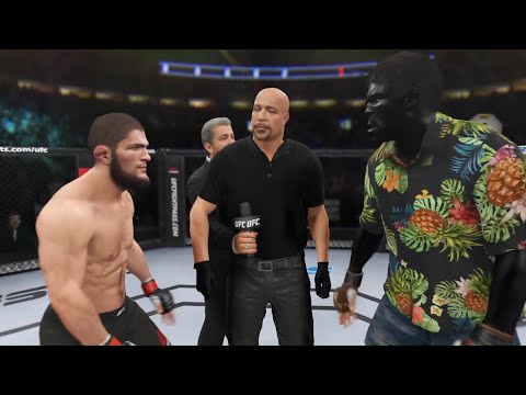 UFC 4 - Khabib vs. Night Hulk - Crazy UFC 👊🤪