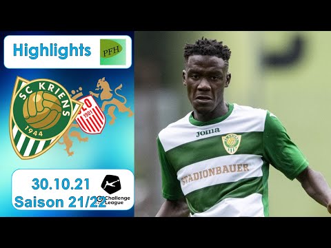 Highlights: SC Kriens vs FC Stade - Lausanne - Ouchy (30.10.21)