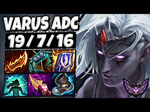 Varus vs Kai'Sa ADC [ TripleKill ] Korea Master Patch 25.22 ✅