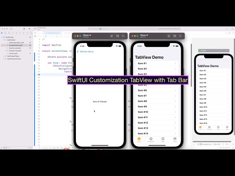 SwiftUI Customization TabView with Tab Bar