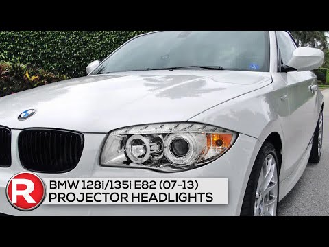 DIY Install: Spec-D Projector Headlights BMW 128i/135i E82 (07-13) LED Halo - Black/Chrome - How To
