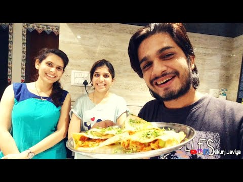 જીની ઢોસા | Jini Roll Dosa Making by Ankita & Hirali | Sista's Khana Khazana | Indian Street Food
