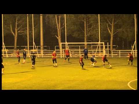 Fútbol 7 Bravo.  Primera Jornada 18.  Saja Café & Copas -  Los Bordes del Área