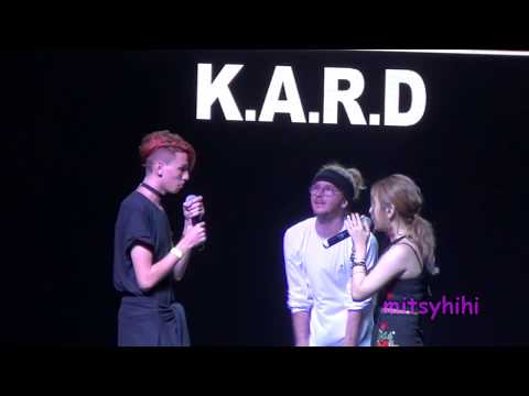 170702 K.A.R.D in Brazil - Intro(Talk) + Covers Fancam Part 2/4
