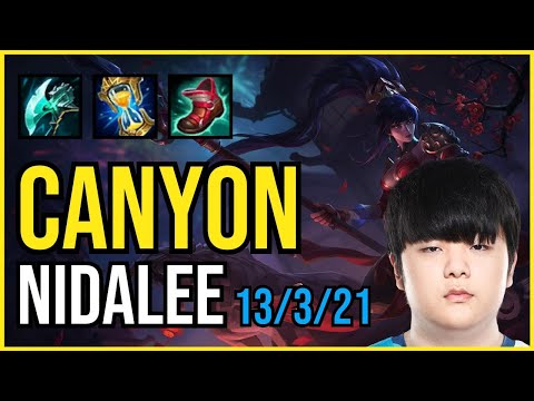CANYON - NIDALEE vs. OLAF Jungle | KR GRANDMASTER | PATCH 11.2